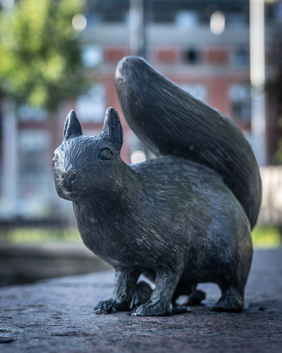 Foto av Södra hamn i Luleå med texten "Foto av konstverket kommer"
