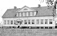 Bild av skolhus.