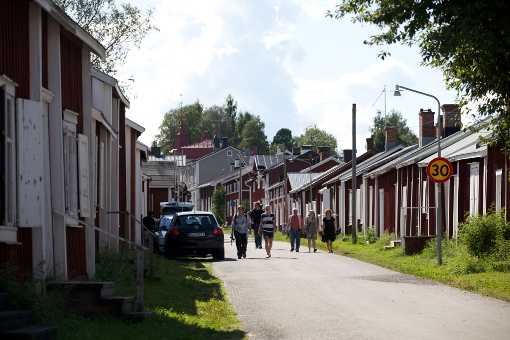 Sommar i kyrkbyn i Gammelstad