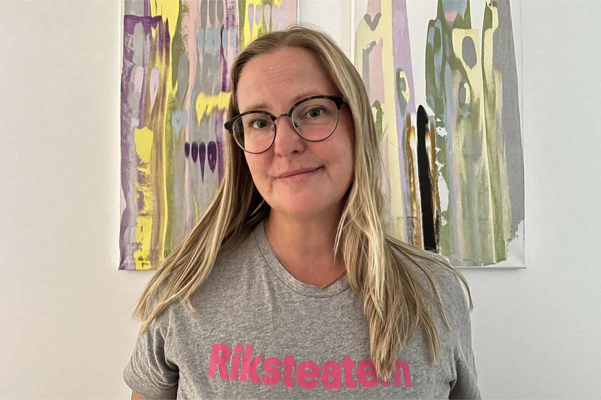 Marie Haglund, verksamhetsledare på Riksteatern Jämtland Härjedalen.