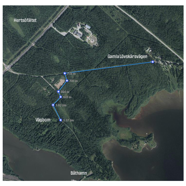 I samband med byggnationerna på Hertsöns Industripark stängdes vägen till Getholmsskatans småbåtshamn.
