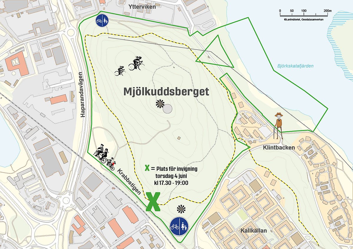 Torsdag 4 juni 17:30 - 19:00  invigs Mjölkuddsbergets Naturreservat.