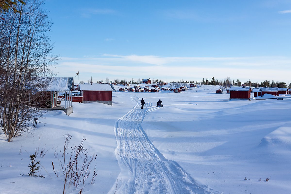 Brändöskärs fiskeläge och gästhamn i Luleå skärgård